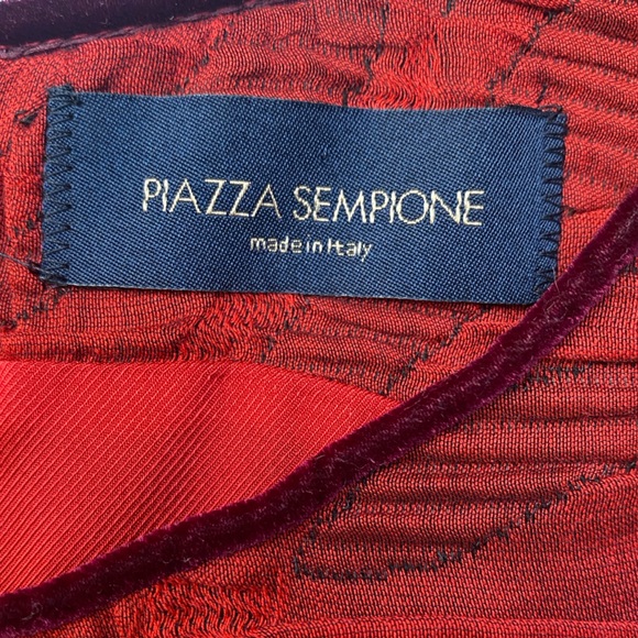 Piazza Sempione Textured Silk Blend Sheath Dress Sz IT 40 - Picture 9 of 12